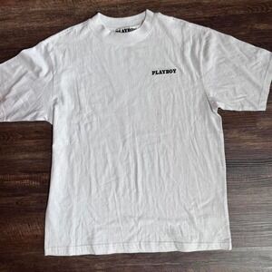 Playboy by‎ Pacsun Men's Stay Playful T-Shirt in White